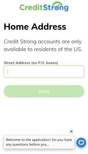 CreditStrong-Home Address