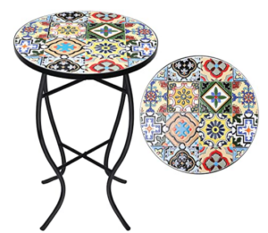 Vcuteka Mosaic Side Table