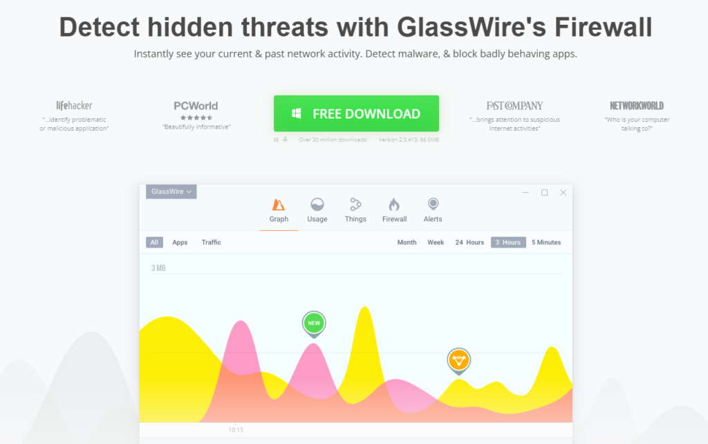 GlassWire Homepage