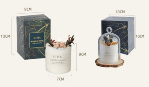 Citta Candles with Crystals
