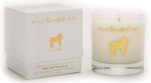 Wild Beautiful Free Peace Gorilla Luxury Candle